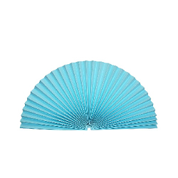 Веер-гармошка 180г/м 60 см, голубой