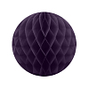 Бумажное украшение шар 30 см фиолетовый