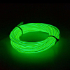 Шнур неоновый светящийся 5 м, зеленый
