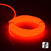 Шнур неоновый светящийся от USB 5 м, красный